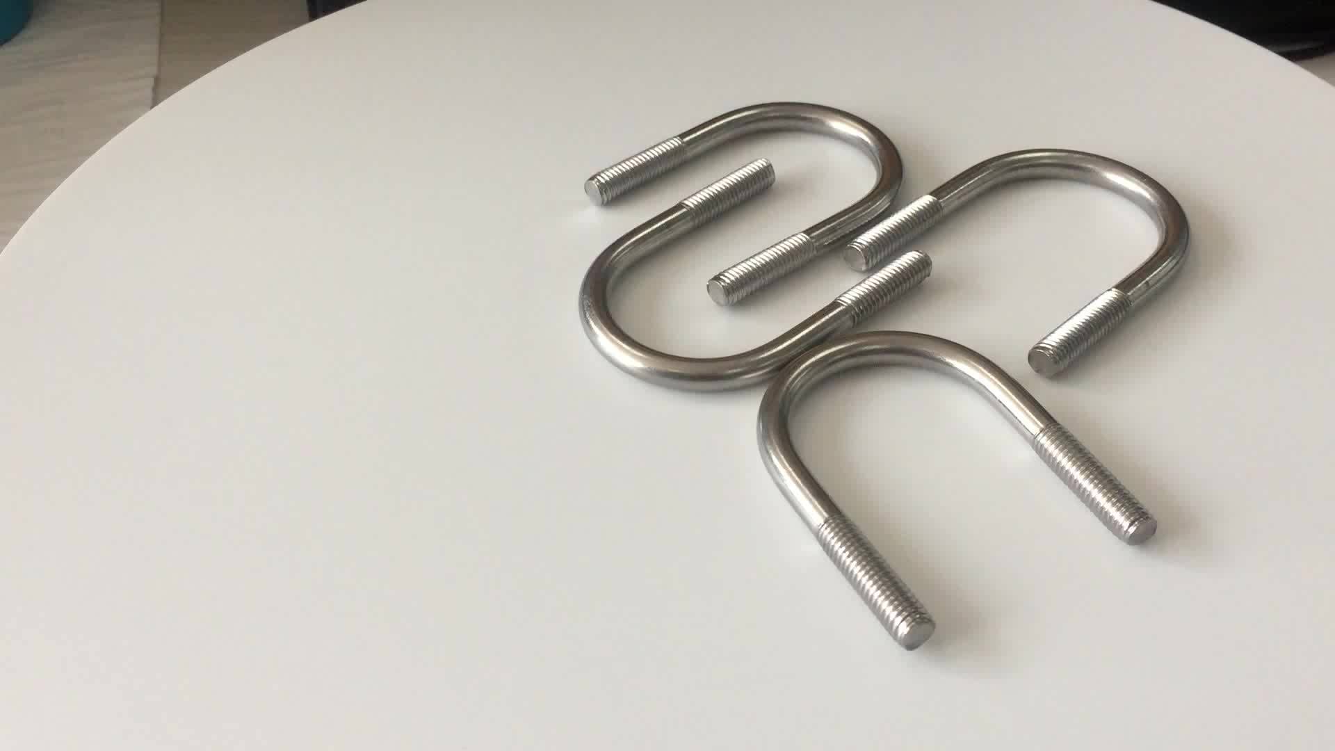 Aisi Standard Metric Square U Grade 304 316l Big Size Stainless Steel 20mm U Bolt Bolts Buy