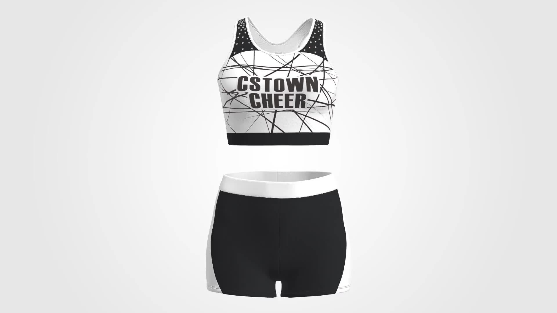 Wholesale Latest Design Custom Cheer Uniforms Kids Full Sublimation
