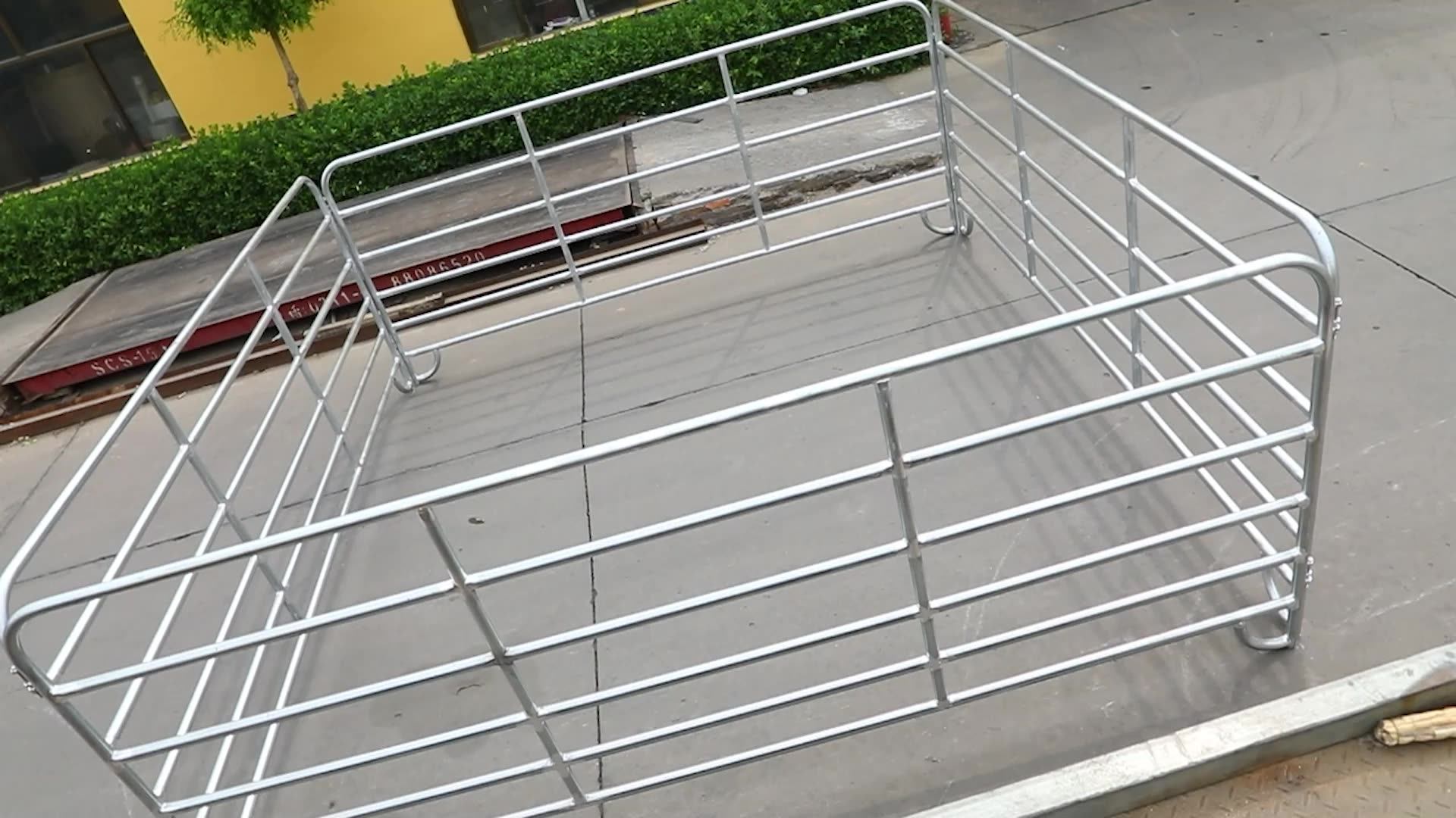 12 Ft Portable Heavy Duty Galvanized Metal Round Pen Cattle Corral