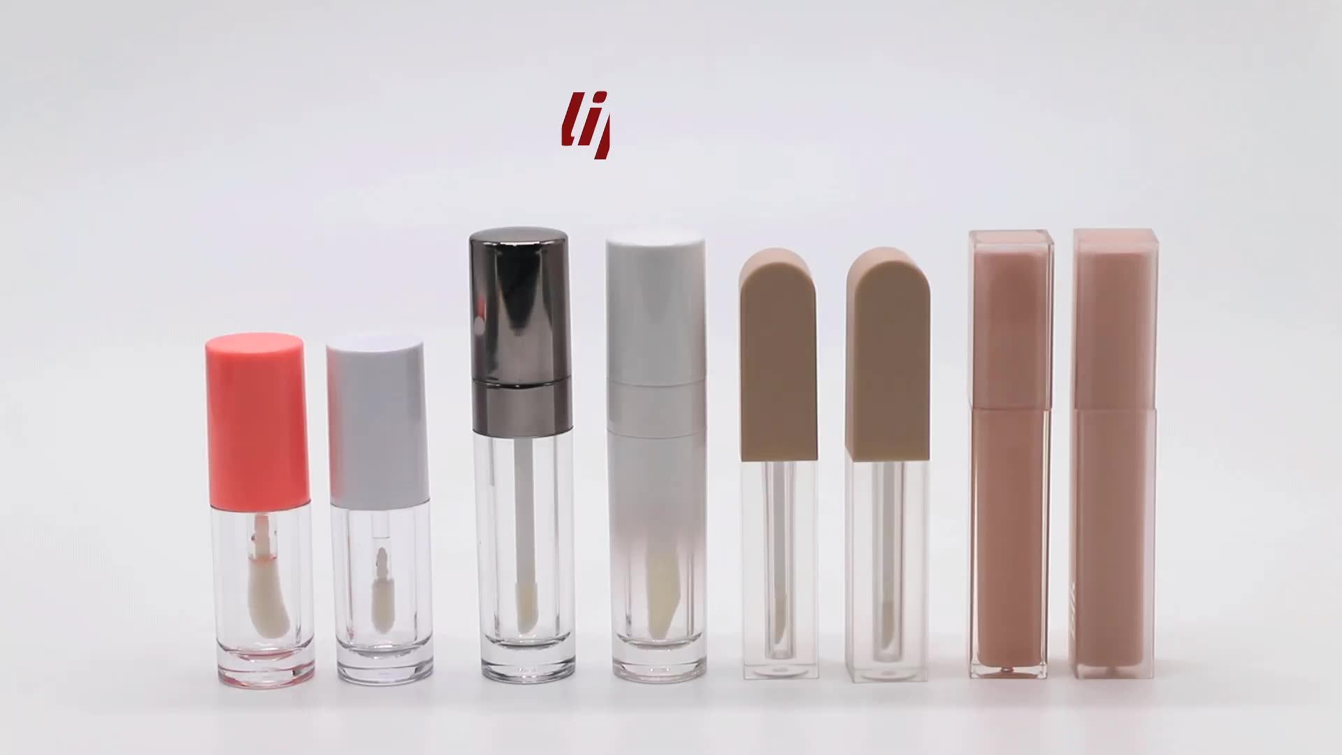 Omi Recyclable Plastic Empty Lip Gloss Containers For Cosmetic Use