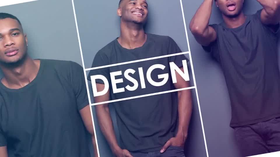 新潮动感时尚网格分屏效果个人展示幻灯片广告片头AE模板 Couture Trendy Slideshow 6.14