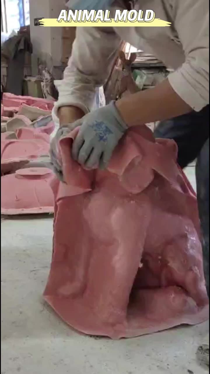 Concrete Casting Animal Statue Mold Nature Size Animal Molds Fiberglass