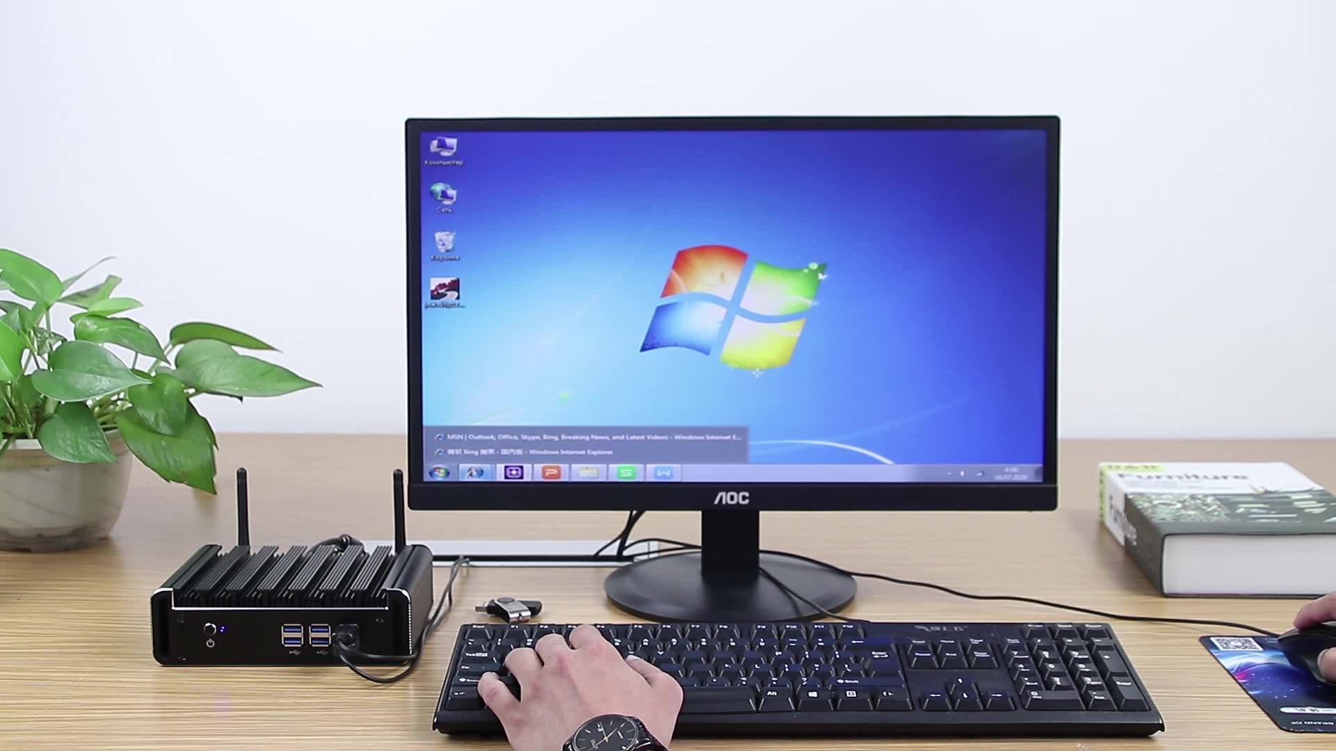 Household Mini PC Intel Core i7-5500U 8GB RAM 128GB-512GB SSD