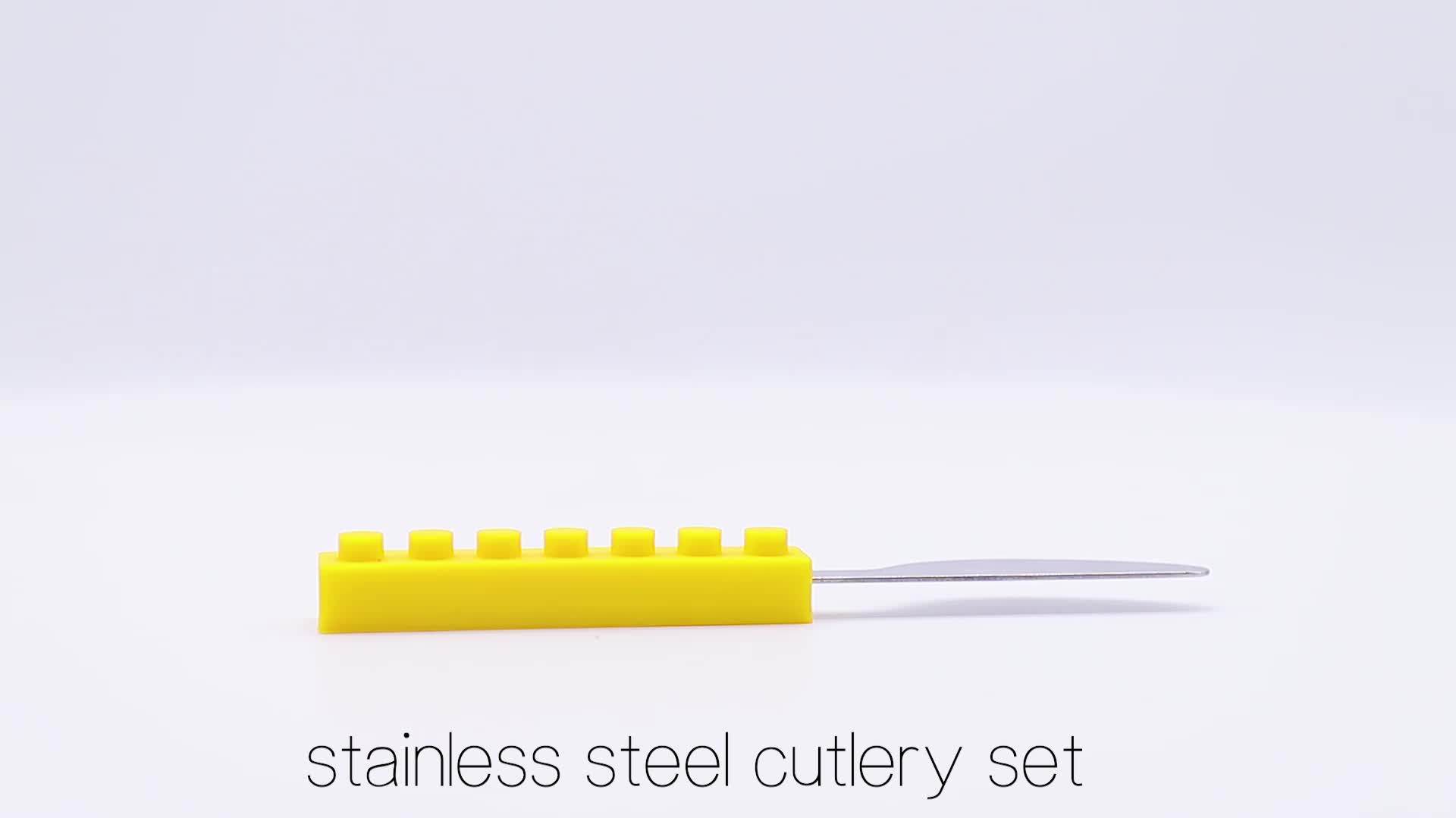 Wholesale Cuchara Cubiertos Fork Knife Spoon Set Stainless Steel Soup