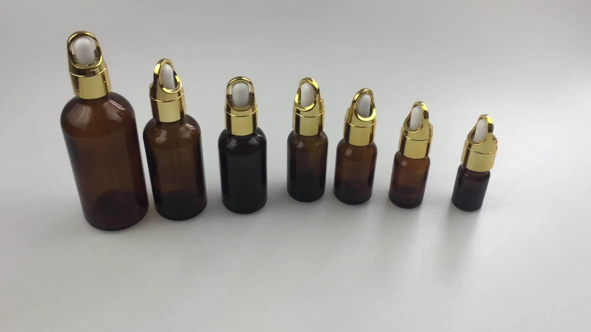Download 100ml Dark Amber Glass Bottle Wholesale Brown Glass Jar E Liquid Glass Dropper Bottle Round ...
