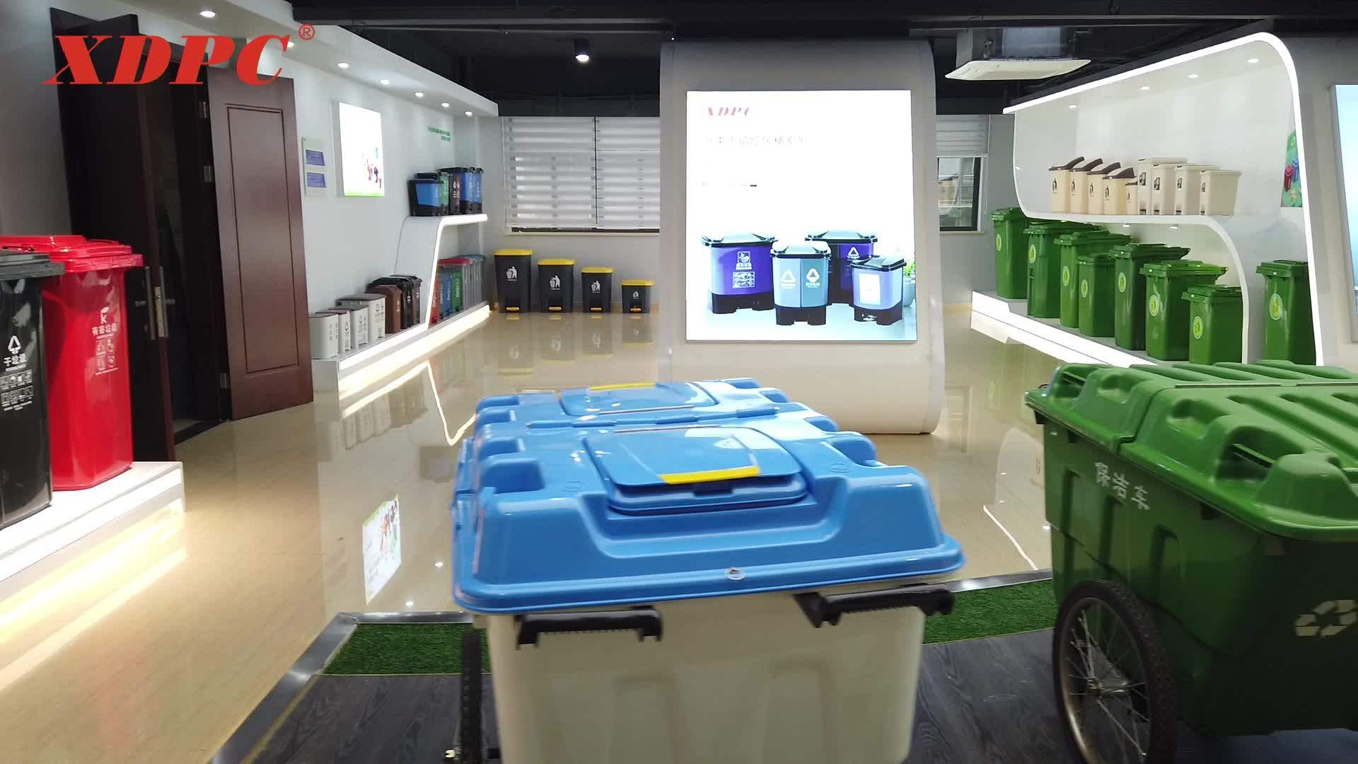 Best Price Plastic Blue Waste Dust Bin Chatroom Sanitary Bathroom