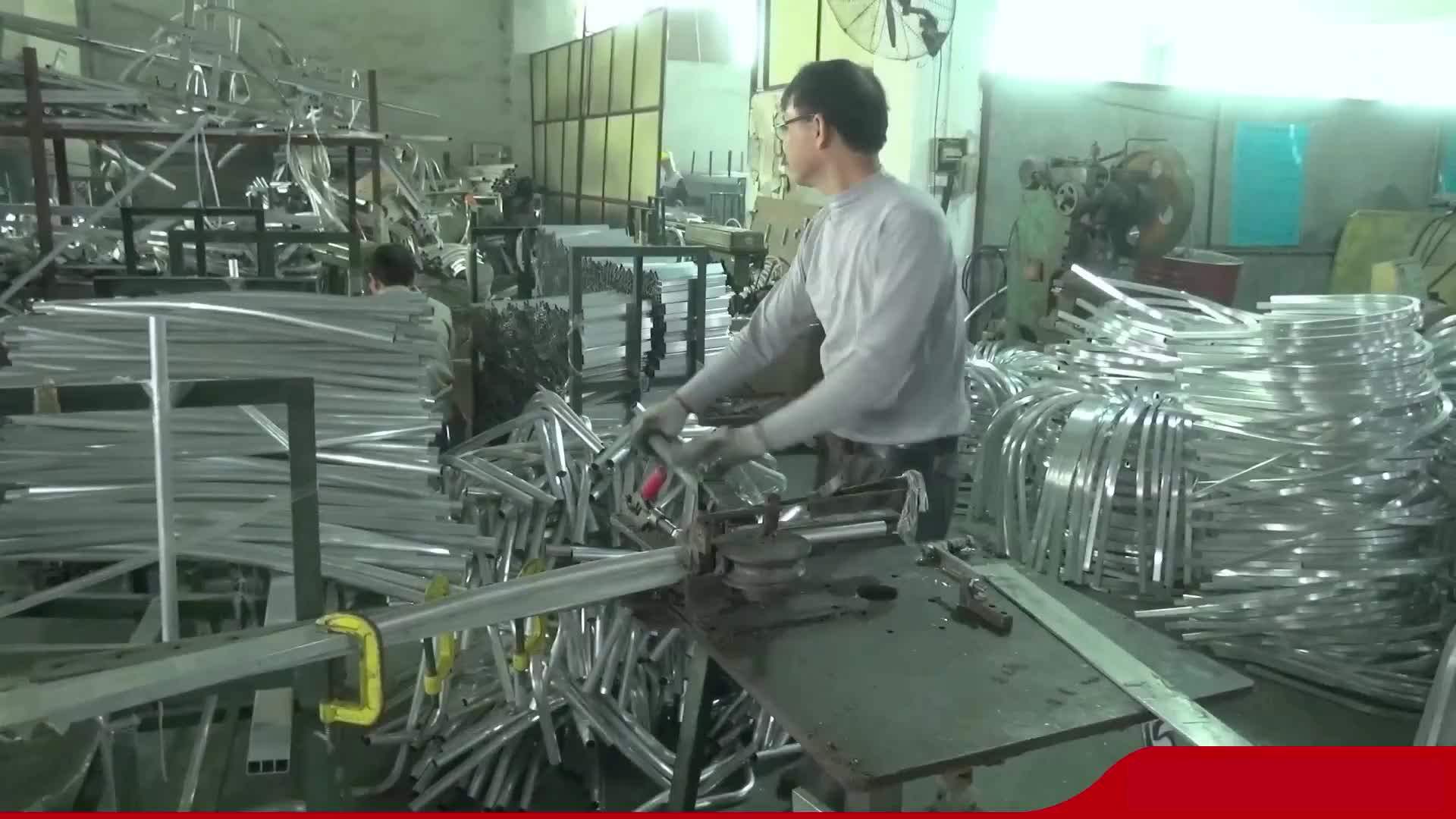 Aluminum Rope Garden Double Hanging Swing Sofa Outdoor Furniture Swing