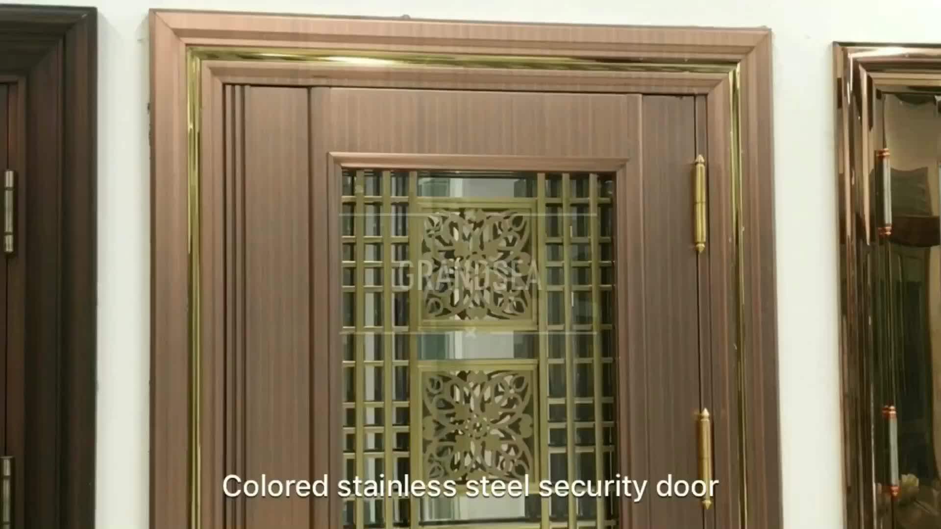 Residential Apartment Main Gate Ss 304 Stainless Steel Grill Single
