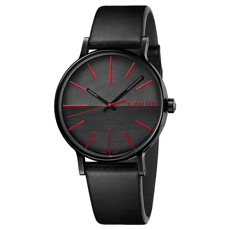 【自营】ck手表 K7Y系列皮带男士石英腕表女士瑞士女表男款正品