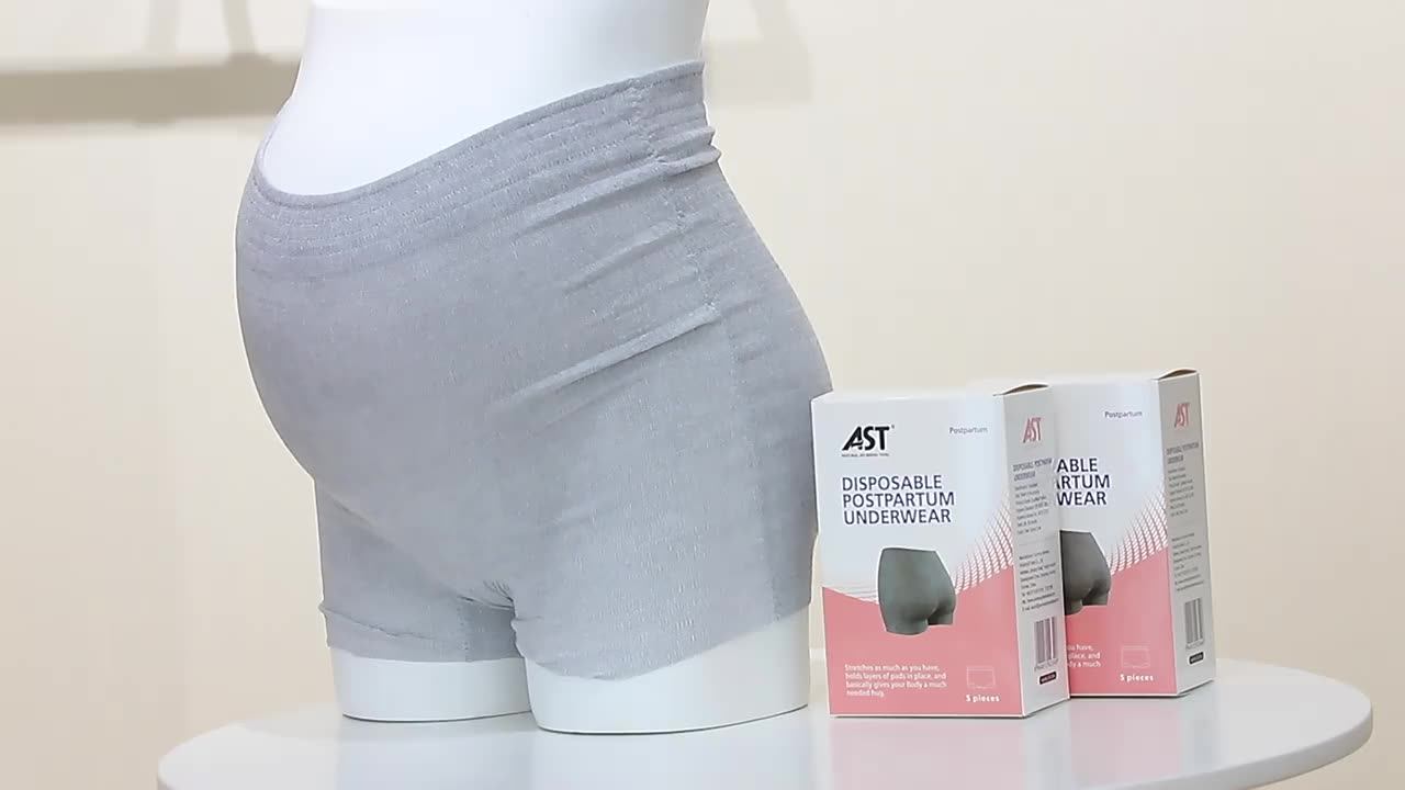 Regular Size Elastic Seamless Disposable Postpartum New Mom Underwear