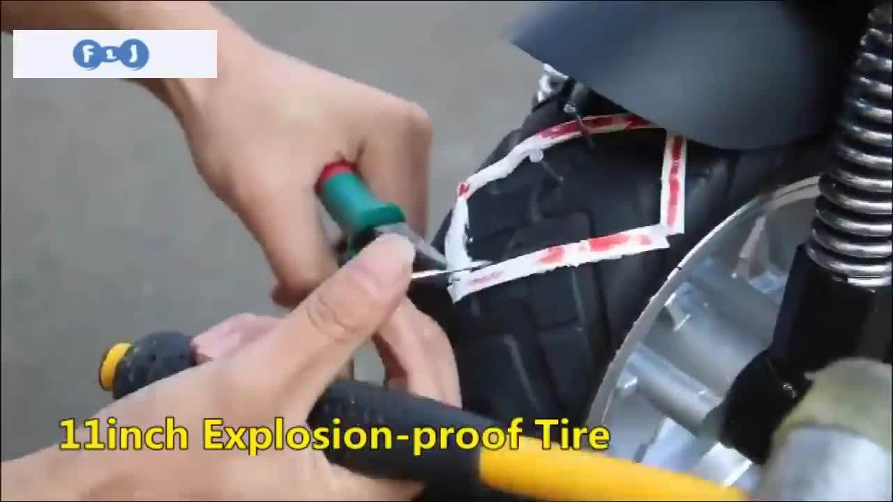 Newest Cheap Portable Scooters With 11inch 48v /1200w Motor Electric Scooter Charging Time Long