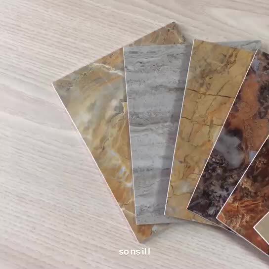 Uv Marble Plastic Sheet Pvc Decorative Stone Wall Panels Buy