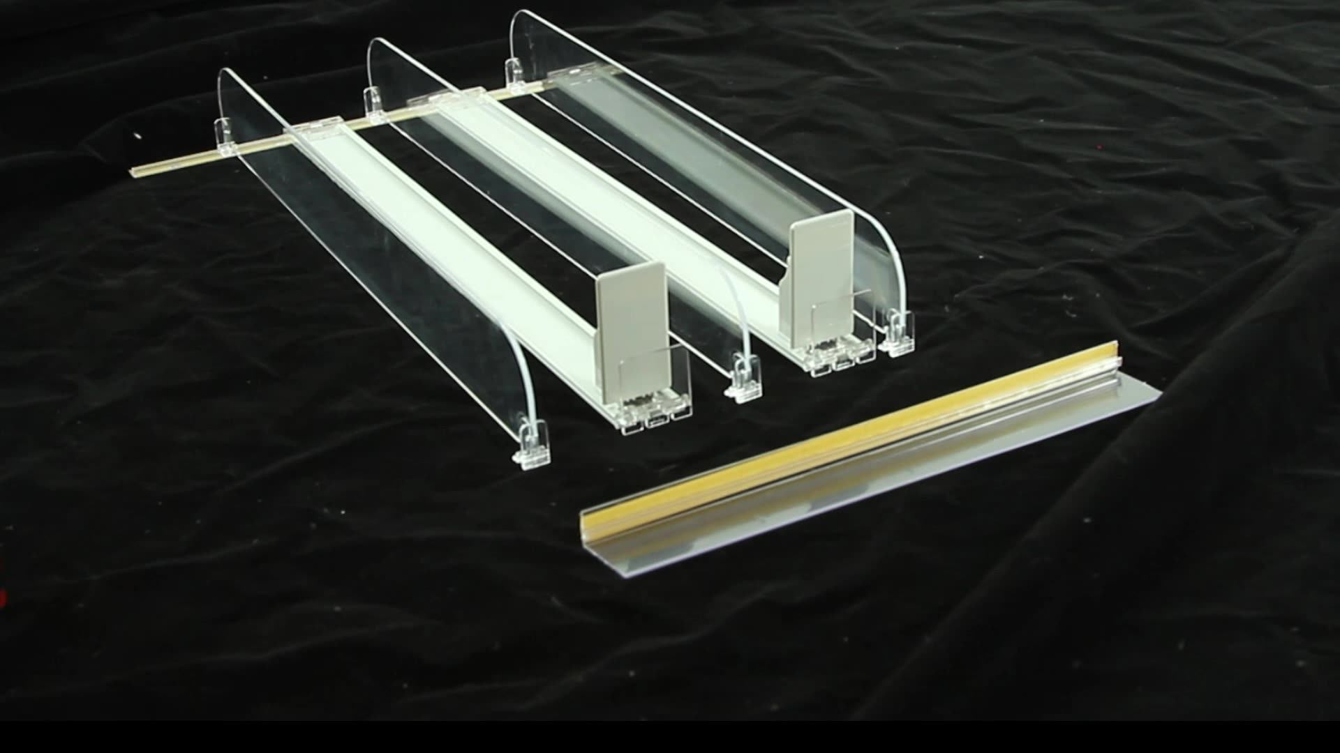 Supermarket Gondola Fridge Plastic Pvc Freezer Warehouse Commercial