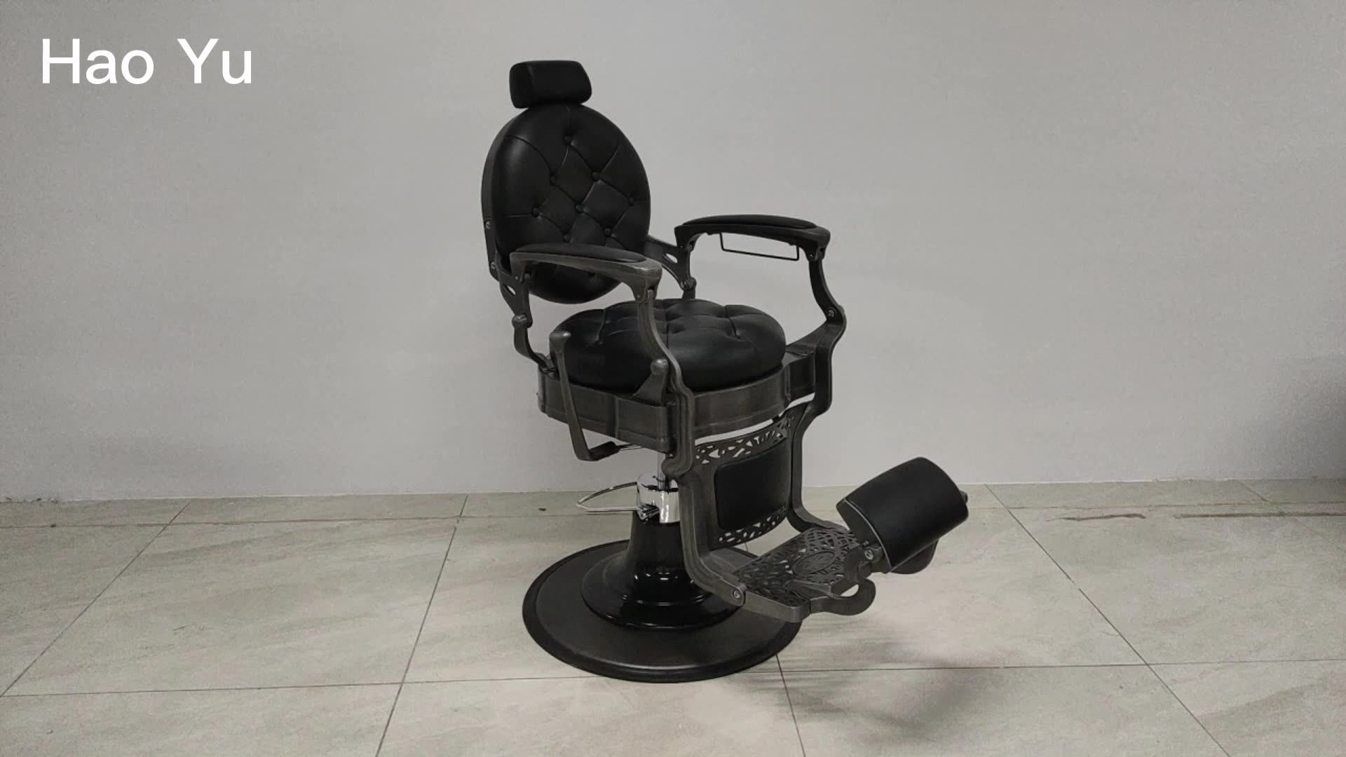 BC80 Chocolate Brown Barber Chair Durable Stylish