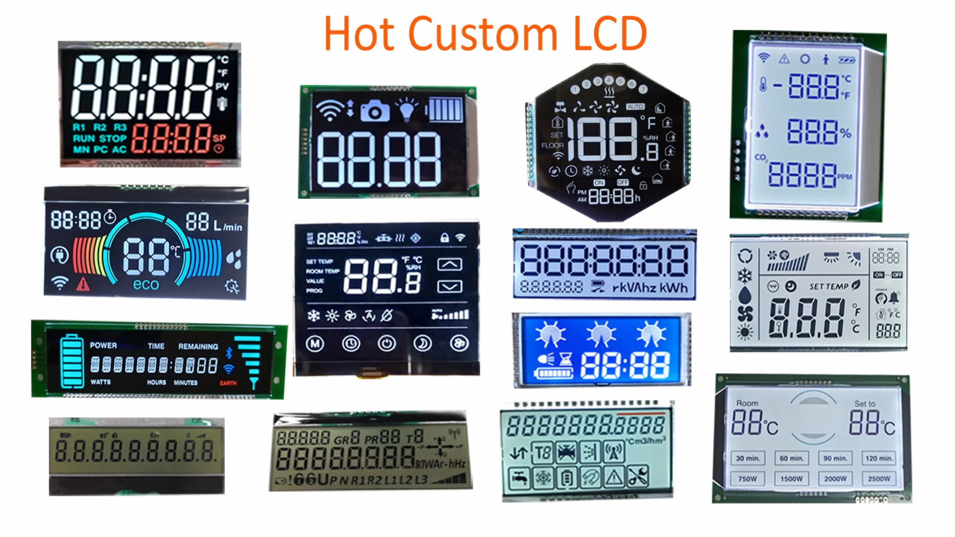 7 tft lcd meter display manufacturer