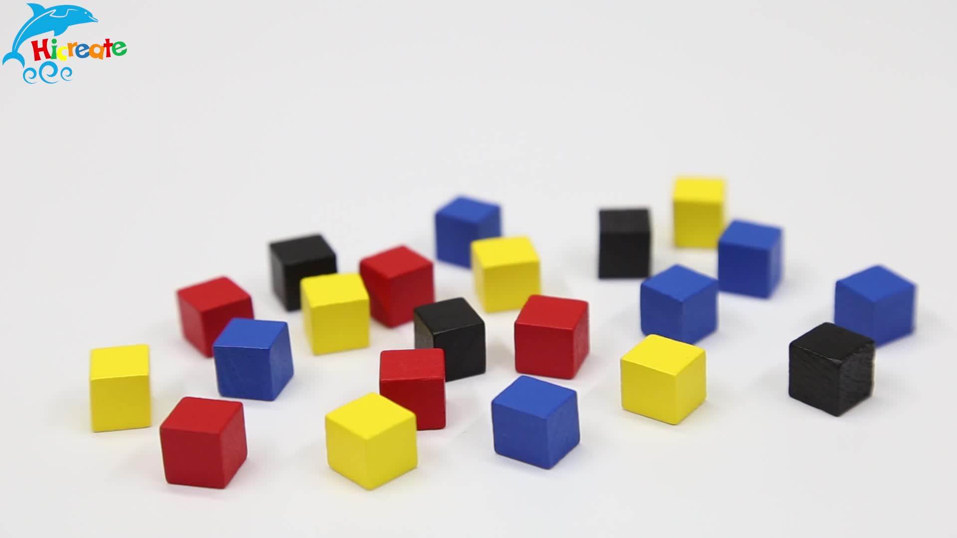 China Suppliers High Quality Wood Blocks Square Cubes Wooden Cubes For