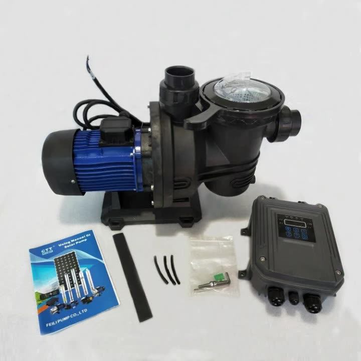 Swimming Pool 2 Hp Water Pump Solar Pool Pump Controller Kit Swimming