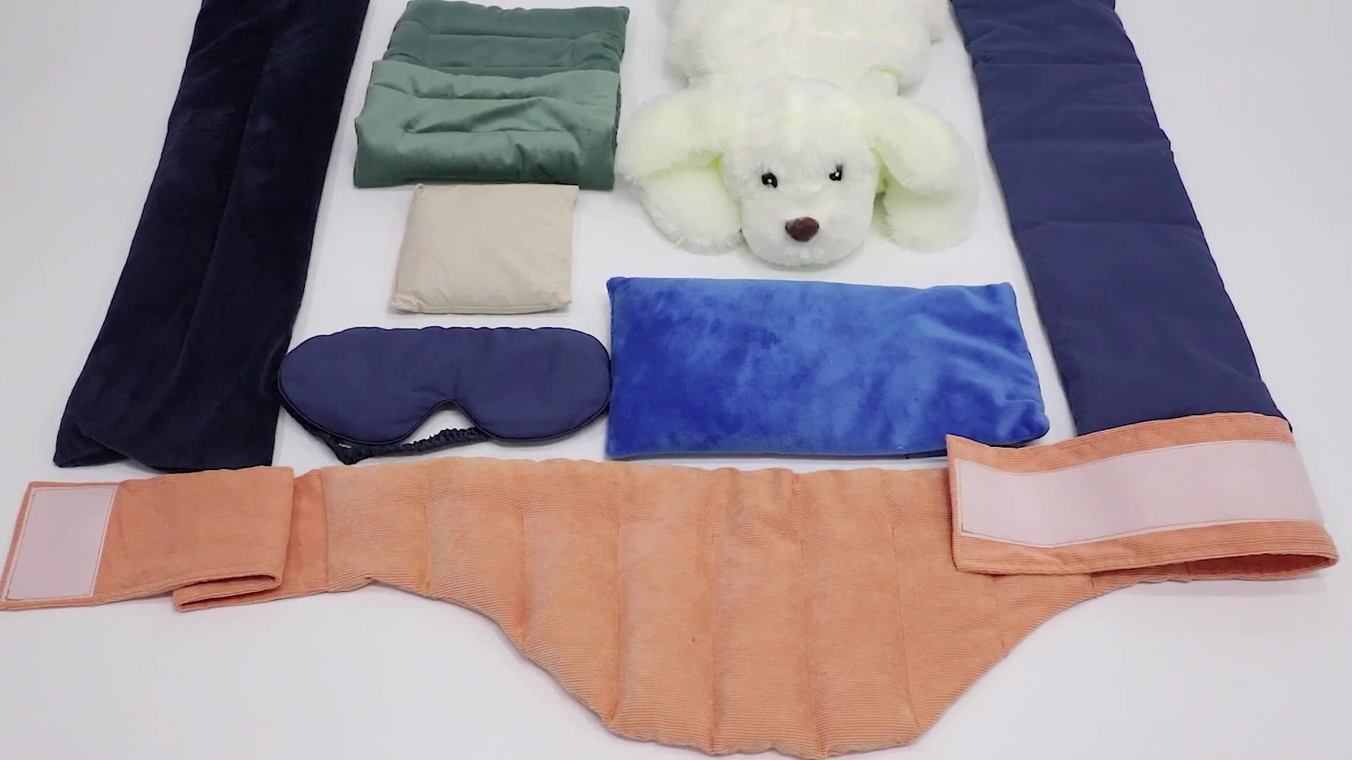 Microwavable Weighted Heat Therapy Wrap With 100 Natural Aromatherapy