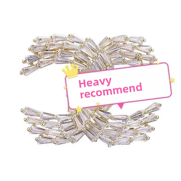 Crystal Suit silver Champagne Brooch Women's Brass High-end Women's Luxury Ins Trendy Big Brand Personalized Pin Buckle Accessories