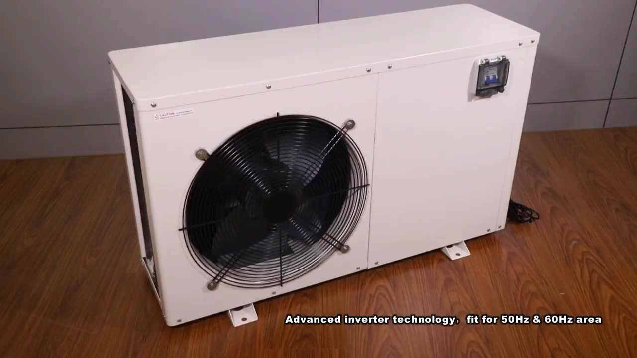 R32 R410a Household Air Source Air To Heat Pumps Fish Farm Pool Heating