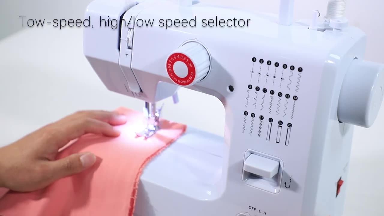 Fhsm618 China Factory Apparel Machinery Household Mini Sewing Machine