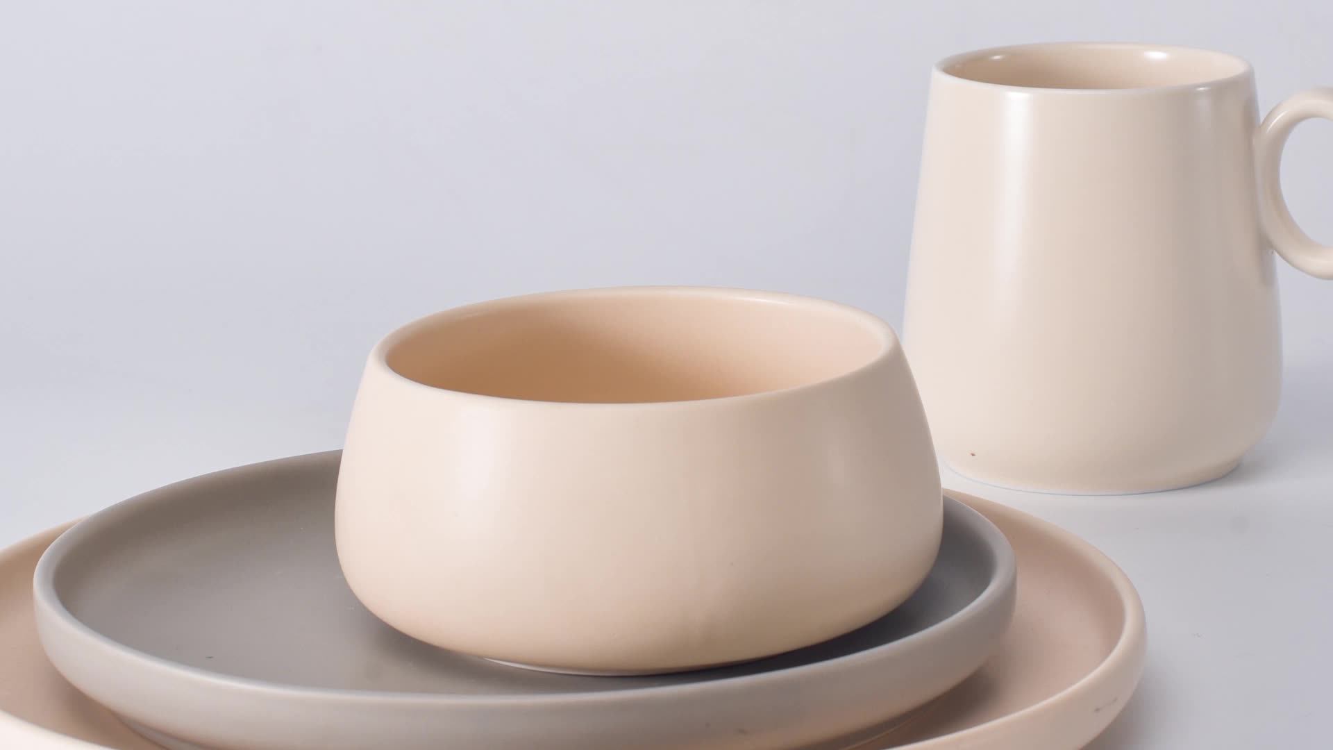 Wholesale Home Goods Nordic Style Round Porcelain Kitchen Bowls Matte Ceramic Soup Bowl Buy