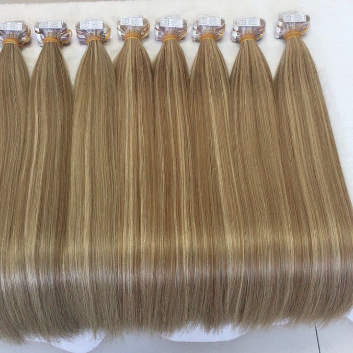 Manufacturer Price Good Quality Great Lengths Double Draw Skin Weft