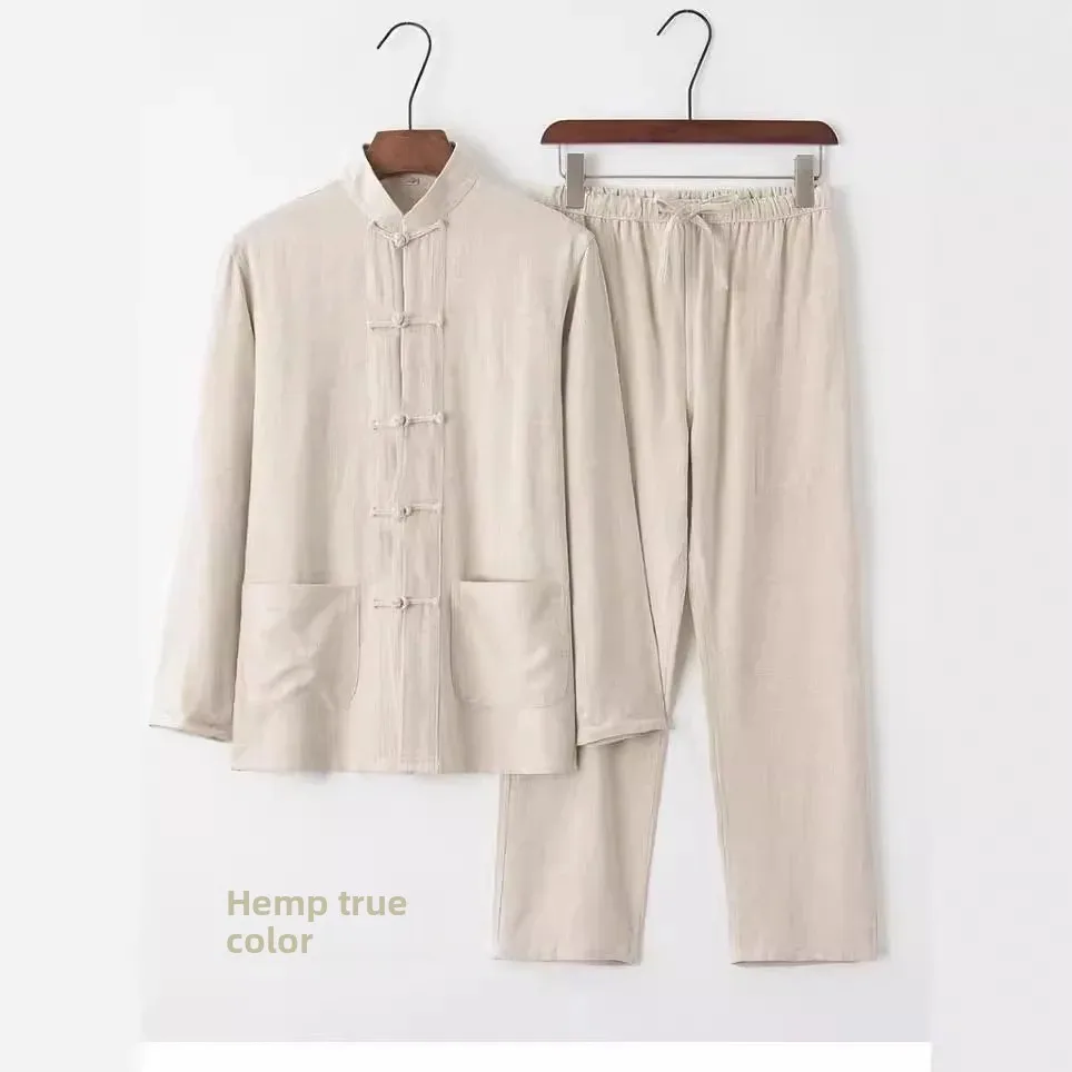 Thin set, Chinese style, cotton and linen