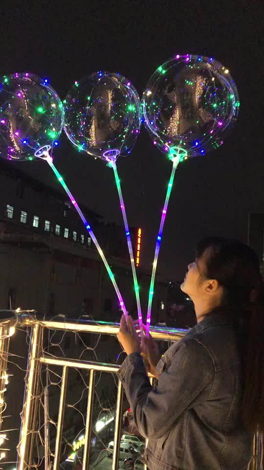Toprex Decor 2018 Wholesale Mini Led Balloon Lights 18inch Glow Stick