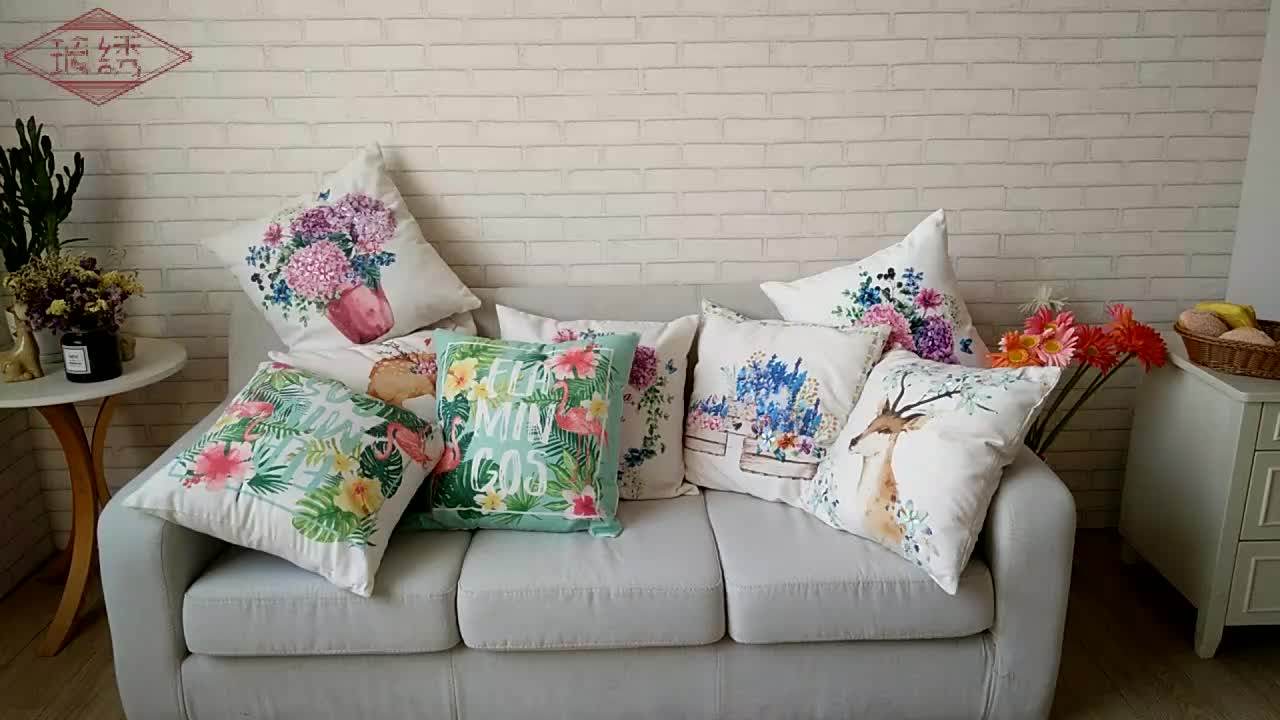 Embroidery Lavender Design Table Cover Table Runner Place Mat Outdoor