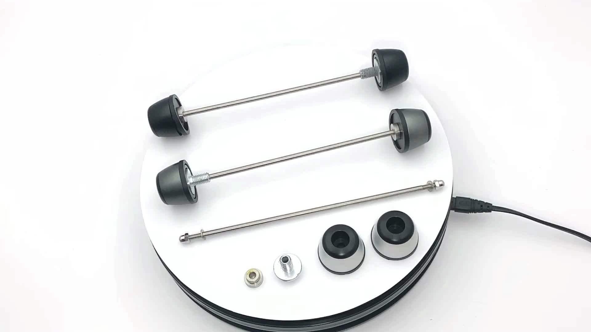 Motorcycle Wheel Protector Rear Axle Fork Crash Sliders For Bmw R1200gs