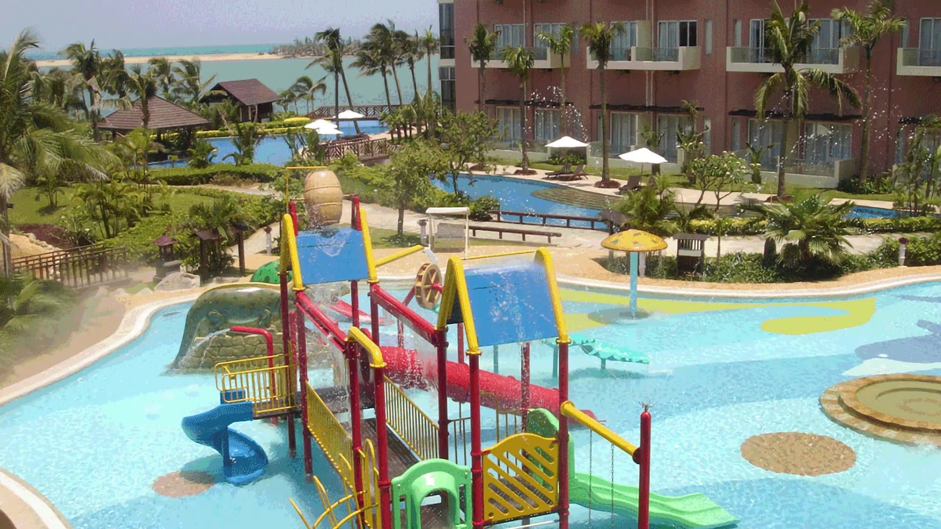 Kids Entertainment Water Pool Playground Slide Children Water Park Tube