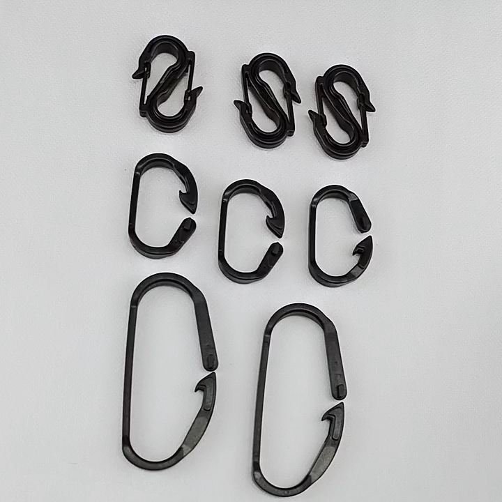 Shade Cloth S Shaped Hooks,Double S Hooks Black Net Clips With Uv