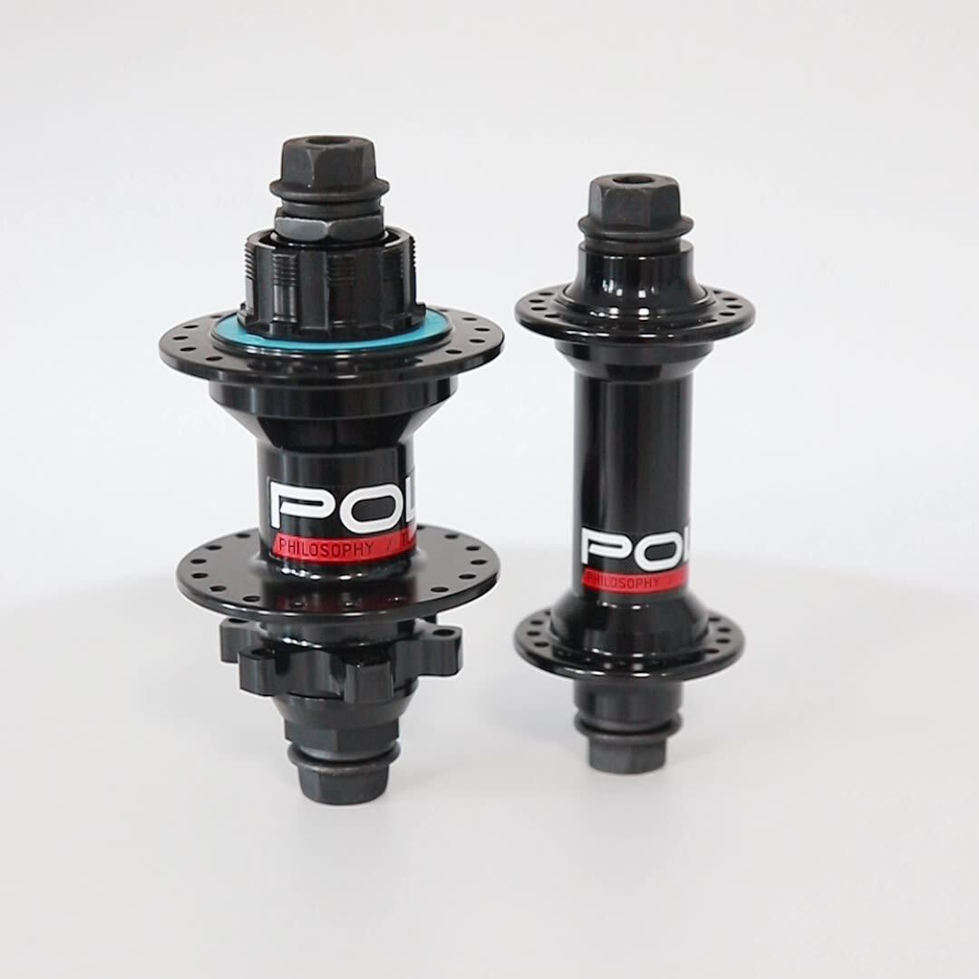 POLSO BMX Racing Hub Set - 36H Front & Rear | 16T Sprocket | 110mm OLD | Disc Brake Compatible