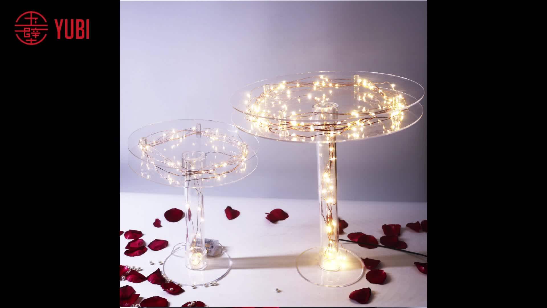 Fashion Hot Sell Acrylic Cake Stand With Light Buy Acrylic Cake Stand