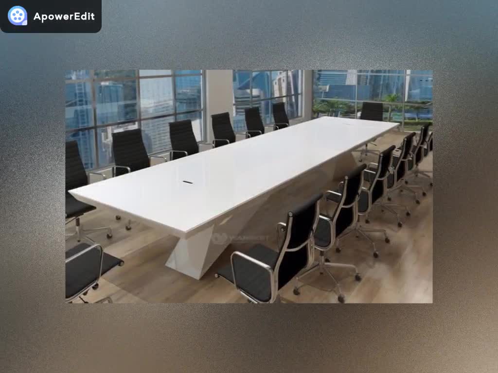 China Factory Modern Beauty Meeting Table 48 person Conference Table Commercial Design, View Modern Conference Table, WANBEST Product Details from
