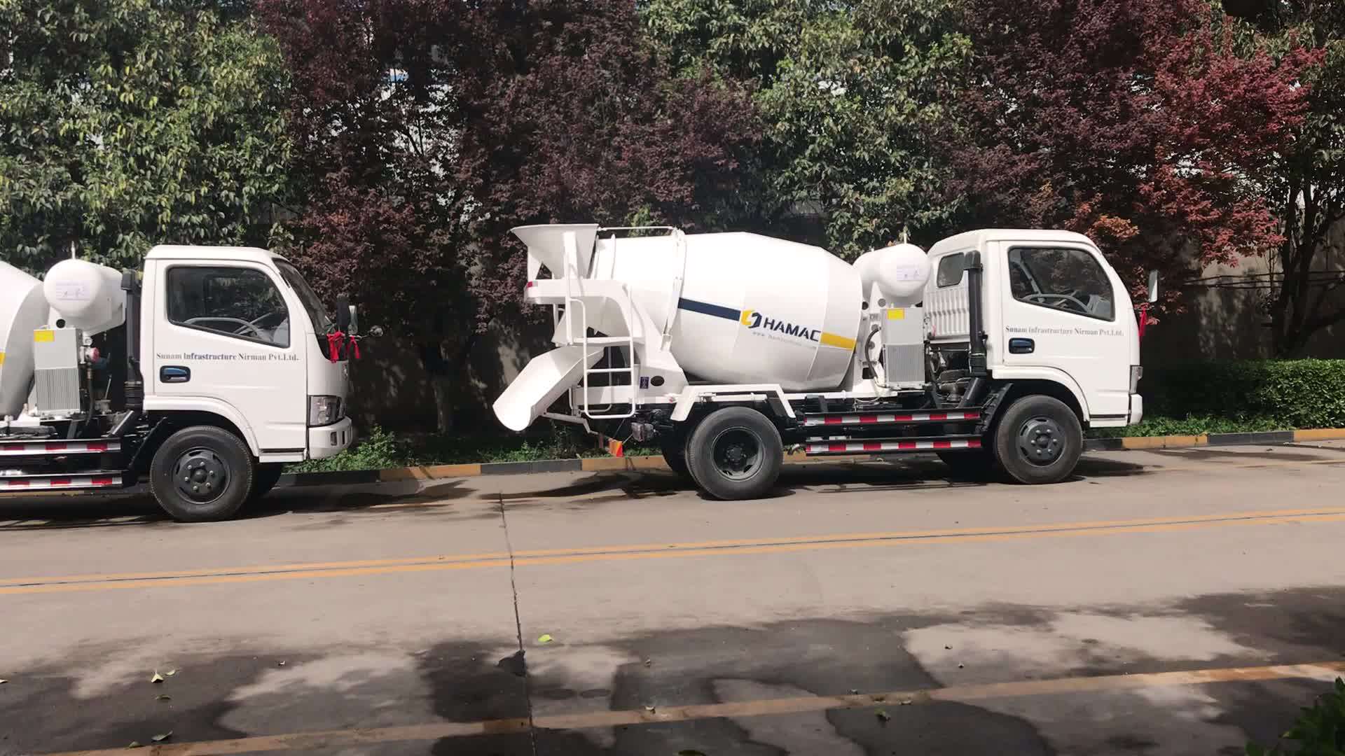 2 Cubic Meters Concrete Transit Mixer Truck For Tunnel Project In China