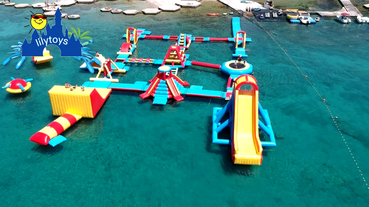 Inflatable Floating Water Park,Water Park Inflatable Boat Overhead