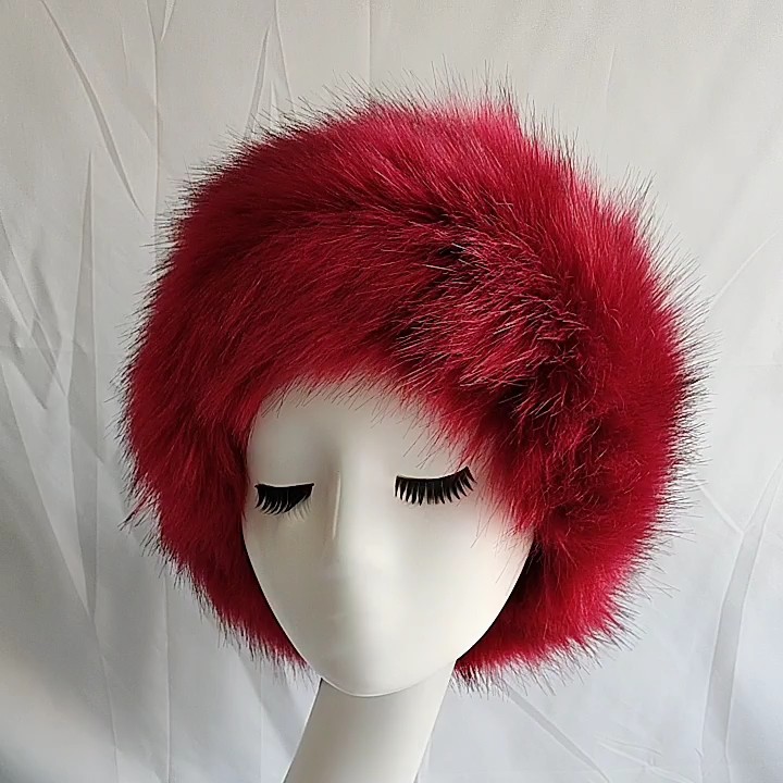 2020 Outdoor Earmuff Headband Hat Winter Thick Furry Faux Fur Headband