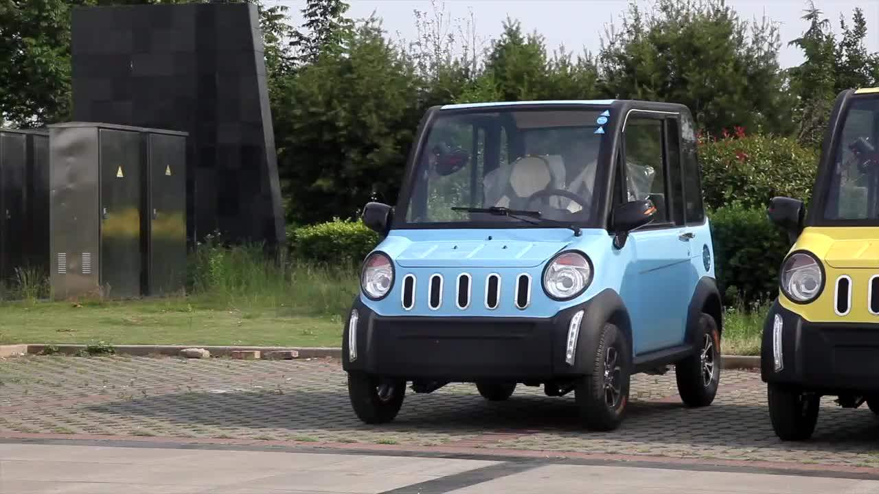 2019 Cheap Electric Mini Car 3 Seat Car 4 Wheel Cheap Ecar Electric