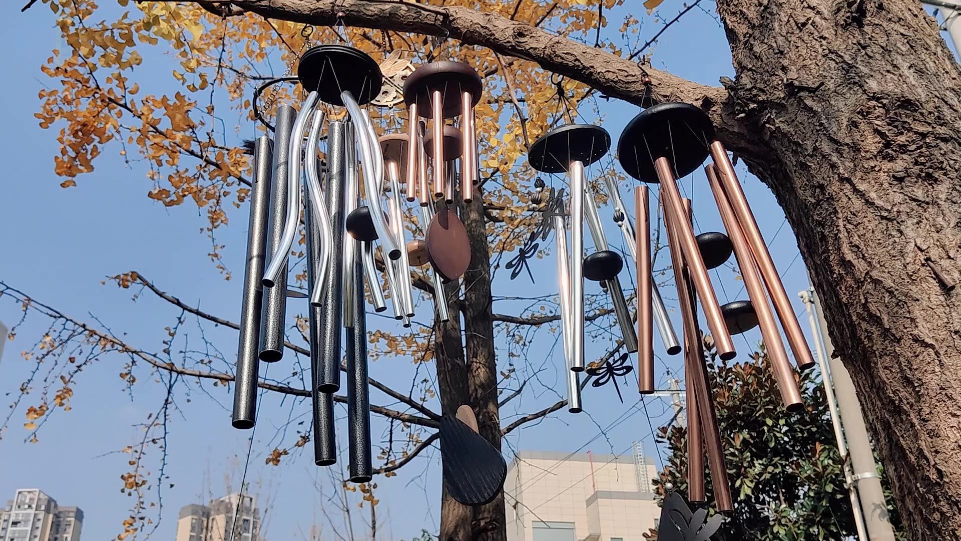 Large Wind Chimes Outside Deep Tone 50''windchimes With 5pcs Heavy