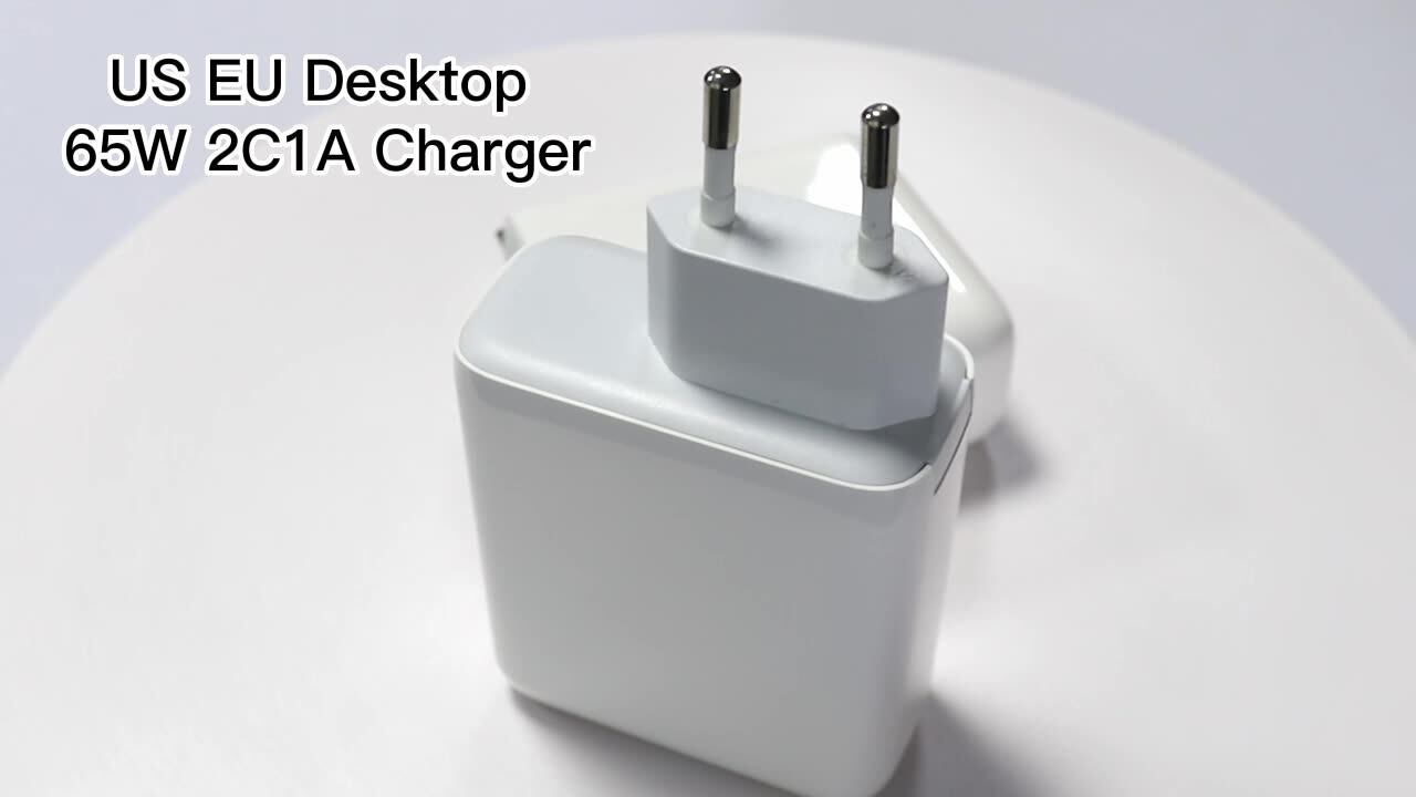 Smallest Travel Adapter Usbc Pd 65w Gan Usb C Charger Uk Plug Type C