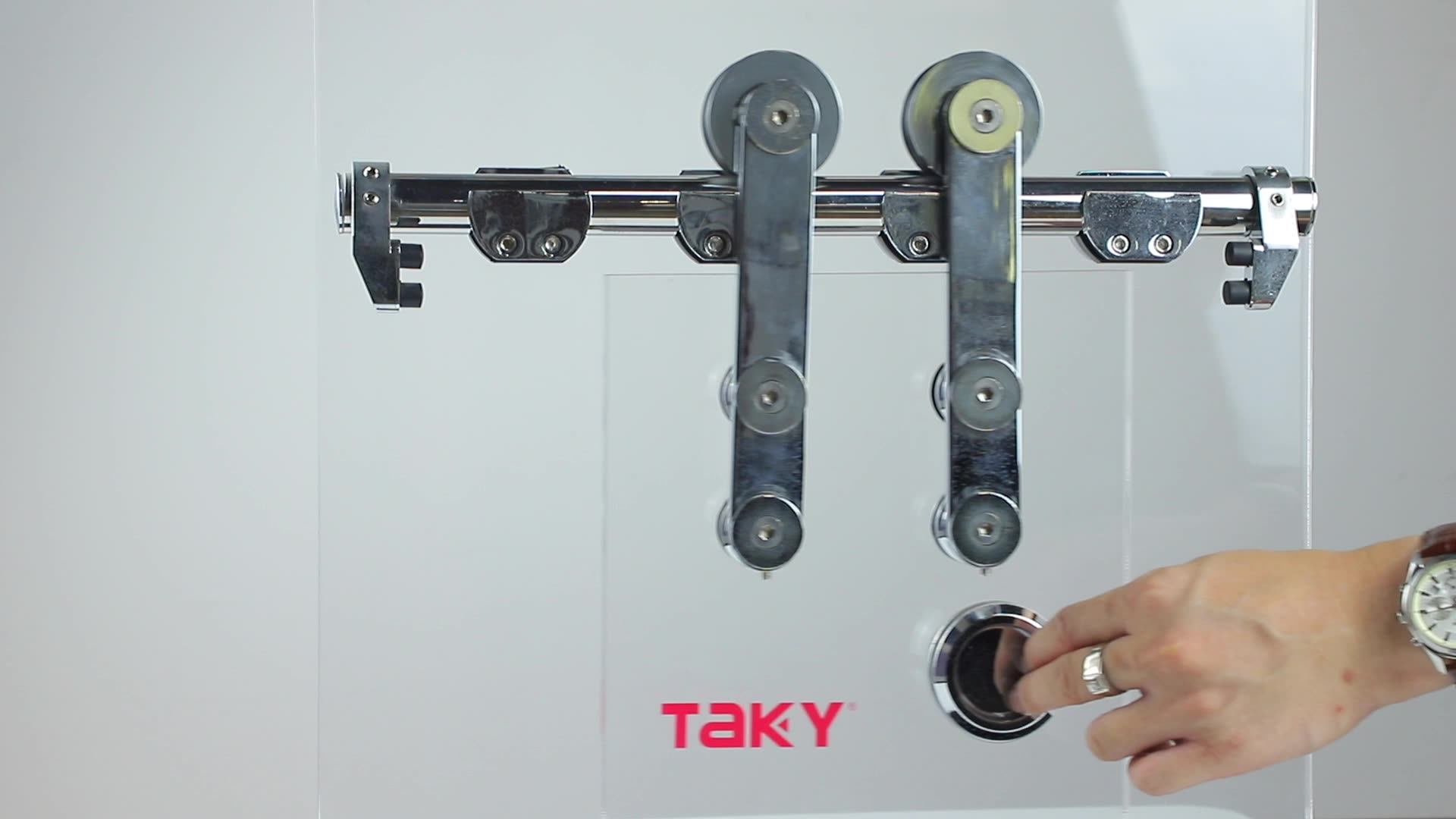 Commercial Stainless Steel Glass Bathroom Sliding Door Kit Shower Room