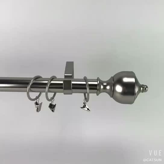 Wholesale Stainless Steel Curtain Rod Good Quality Simple Style