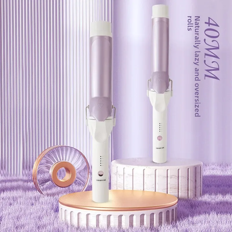 Curly harmless wavy bangs, support manual, 40mm, no hair damage