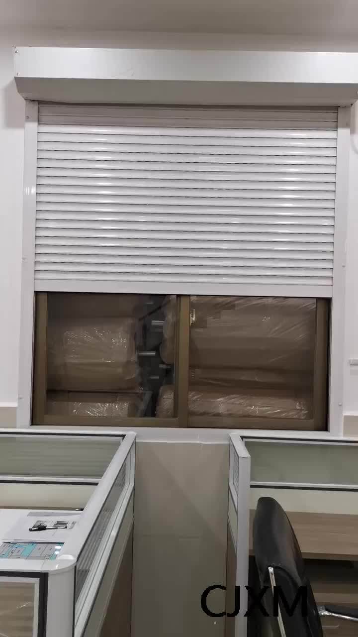 Wifi Motorized Aluminium Sliding Bulletproof Louvered Storm Windows