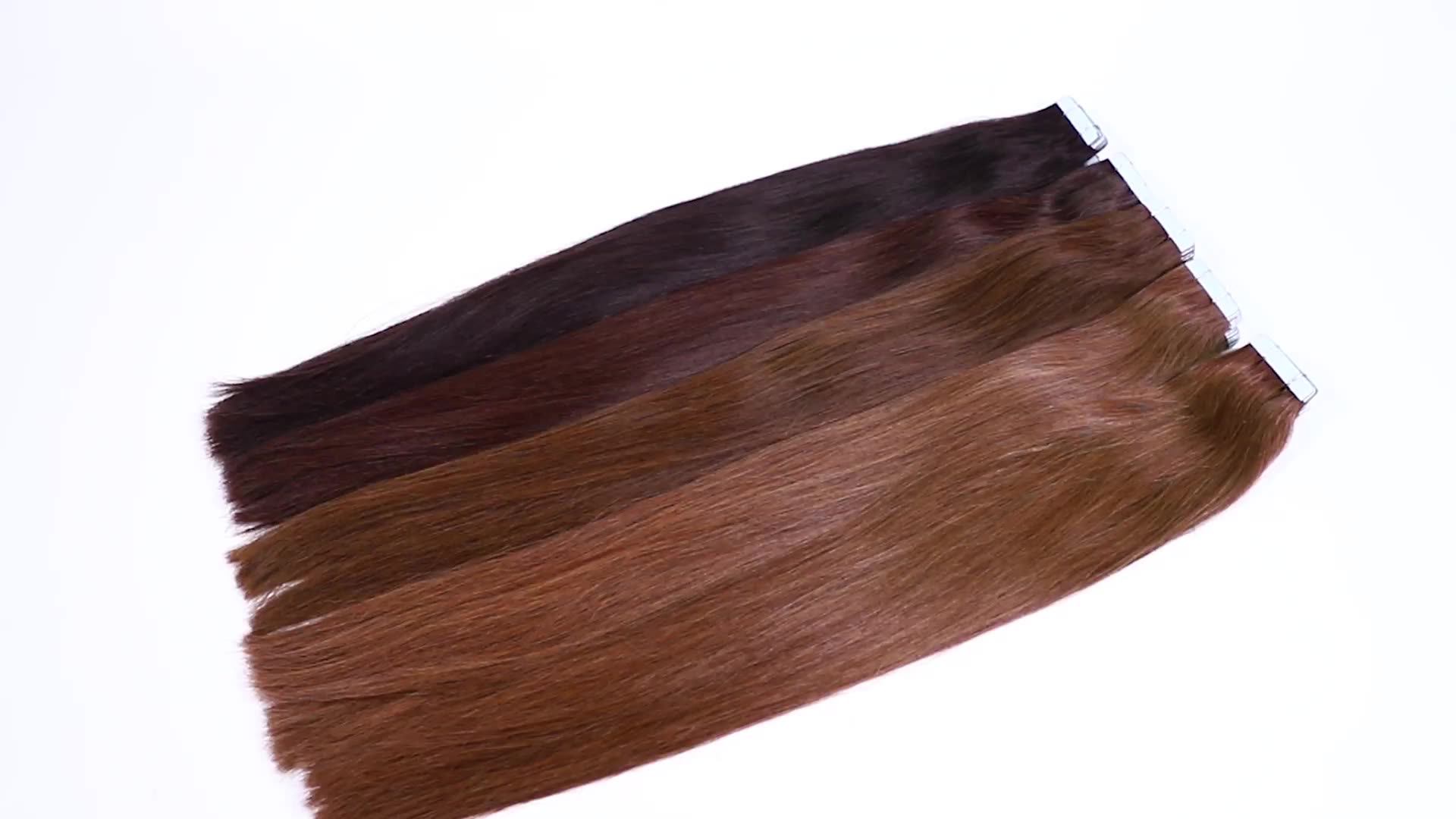 Wholesale Price 100 Cuticle Russian Remy Human Hair Double Drawn Tape