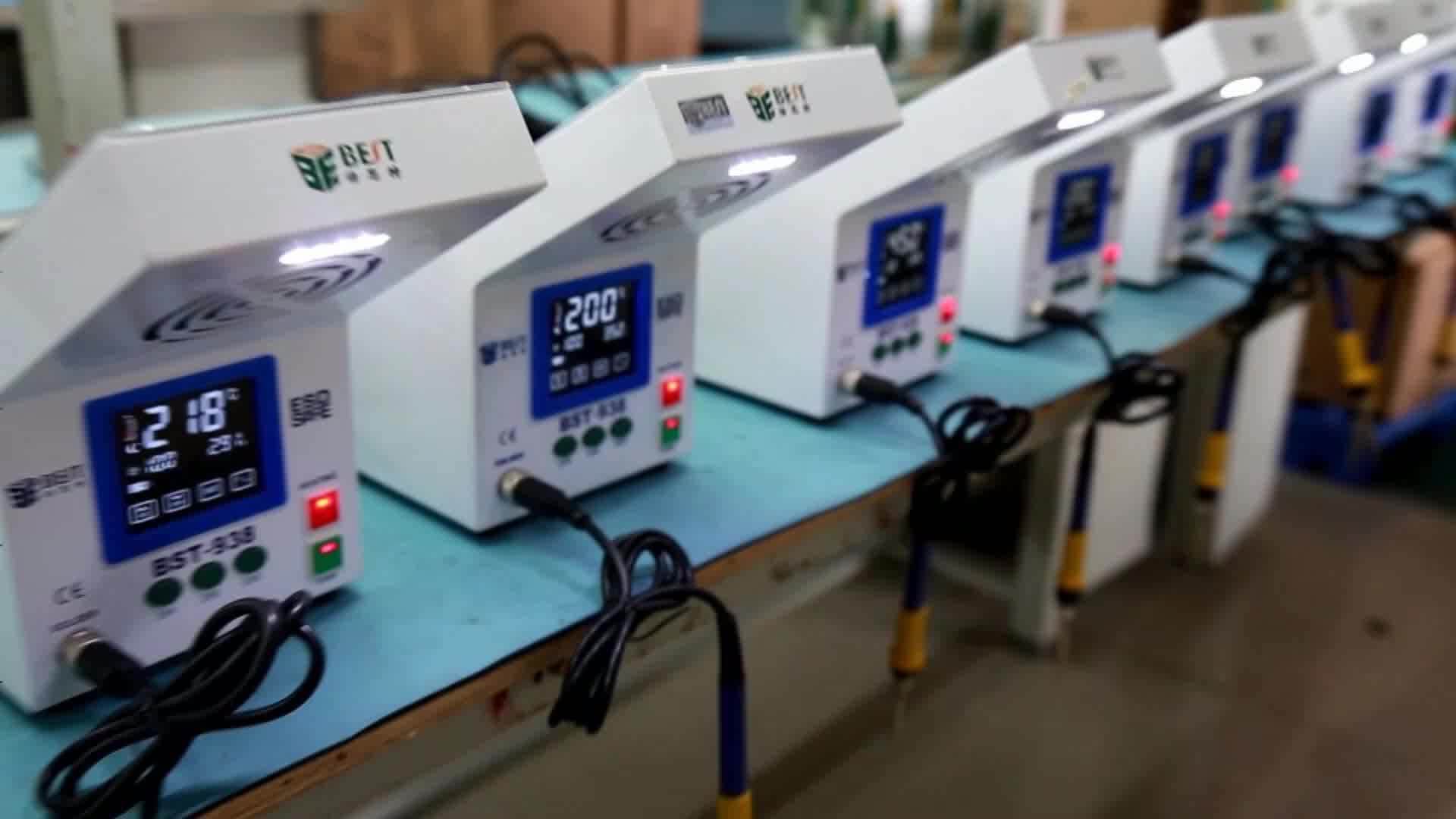 Bst938 2 In 1 Esd Portable Smoke Absorber Soldering Station Machine