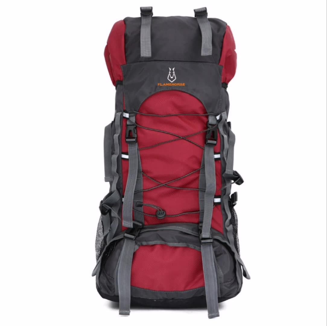 Outdoor 70l Hiking Backpacking Packs Hiking Travel Climbing Camping