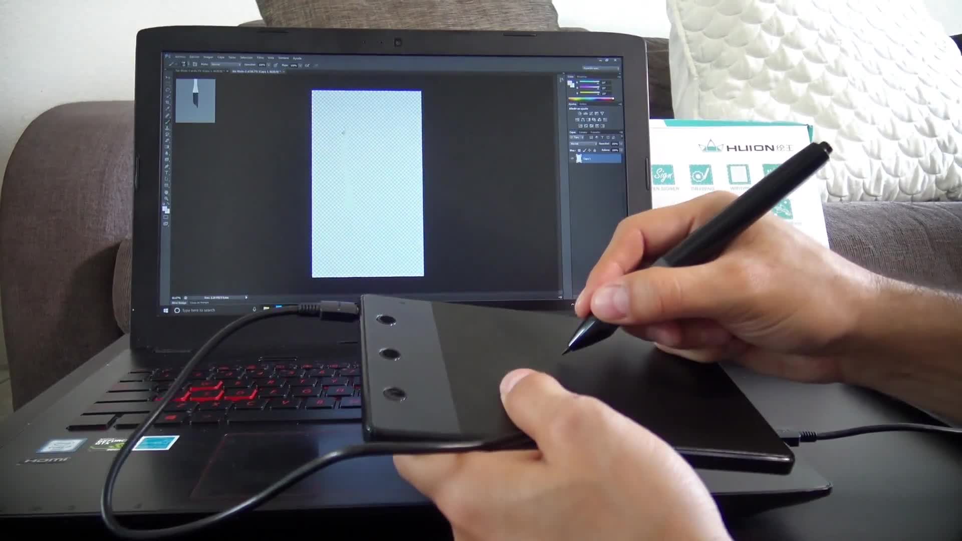 Huion H420 Digital Signature Pad Graphic Drawing Animation Tablet - Buy Signature Tablet,Graphic ...